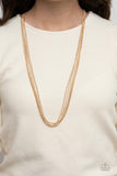 Paparazzi Undauntingly Urban - Gold - Veronica's Jewelry Paradise, LLC