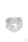 Paparazzi Understated Drama - White - Veronica's Jewelry Paradise, LLC