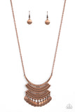 Paparazzi Under the EMPRESS-ion - Copper Necklace