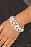 Paparazzi Until the End of Timeless - white - Veronica's Jewelry Paradise, LLC