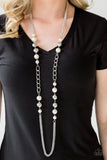 Paparazzi Uptown Talker - White - Veronica's Jewelry Paradise, LLC