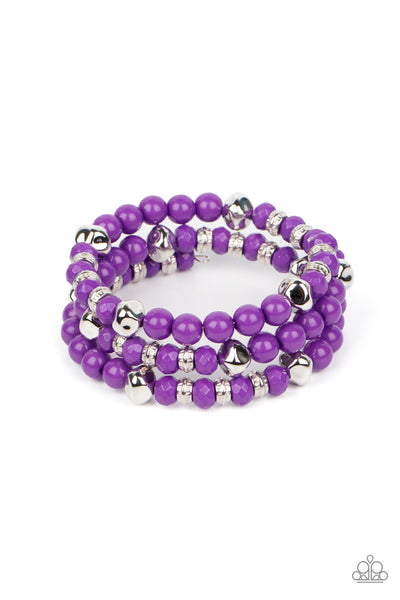 Paparazzi Vibrant Verve - Purple - Veronica's Jewelry Paradise, LLC