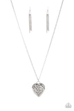PAPARAZZI VICTORIAN VALENTINE - SILVER - Veronica's Jewelry Paradise, LLC