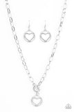Paparazzi With My Whole Heart - White - Veronica's Jewelry Paradise, LLC