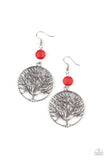 Paparazzi Bountiful Branches- Red - Veronica's Jewelry Paradise, LLC