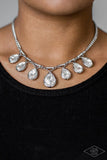 Paparazzi Love at FIERCE Sight - White - Veronica's Jewelry Paradise, LLC