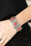 Paparazzi Desert Relic - Red - Veronica's Jewelry Paradise, LLC