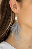 Paparazzi Feathered Flamboyance - Silver - Veronica's Jewelry Paradise, LLC