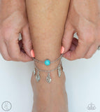Paparazzi Earthy Explorer - Blue Anklet - Veronica's Jewelry Paradise, LLC