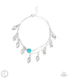 Paparazzi Earthy Explorer - Blue Anklet - Veronica's Jewelry Paradise, LLC