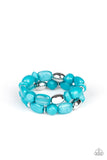 Paparazzi Fruity Flavor Blue Bracelet - Veronica's Jewelry Paradise, LLC