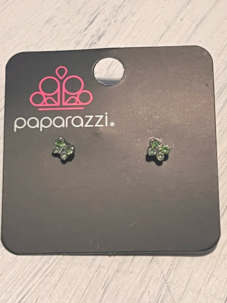 Paparazzi Starlet Shimmer - EarringsGreenButterfly