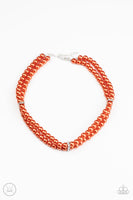 Put On Your Party Dress - Orange - Veronica's Jewelry Paradise, LLC