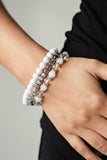 Paparazzi Globetrotter Glam - White - Veronica's Jewelry Paradise, LLC
