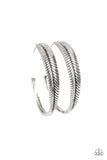 Paparazzi Funky Feathers - Silver - Veronica's Jewelry Paradise, LLC
