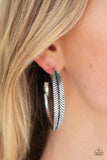 Paparazzi Funky Feathers - Silver - Veronica's Jewelry Paradise, LLC