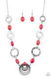 Paparazzi Zen Trend - Red - Veronica's Jewelry Paradise, LLC