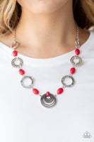 Paparazzi Zen Trend - Red - Veronica's Jewelry Paradise, LLC