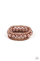 Paparazzi A PEARL-fect Ten - Copper - Veronica's Jewelry Paradise, LLC