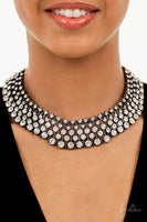 Paparazzi ZI COLLECTION 2022 Undeniable- Brass Rhinestone Necklace