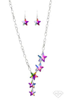 Paparazzi Star-Crossed Sparkle - Multi Empire Necklace