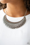 Paparazzi Large As Life - Silver - Veronica's Jewelry Paradise, LLC