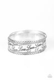 Paparazzi Literally Loveable -Silver - Veronica's Jewelry Paradise, LLC