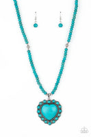 Paparazzi A Heart of Stone - Blue - Veronica's Jewelry Paradise, LLC