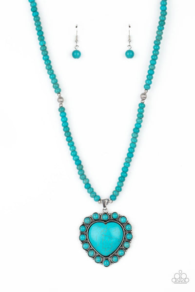 Paparazzi A Heart of Stone - Blue - Veronica's Jewelry Paradise, LLC