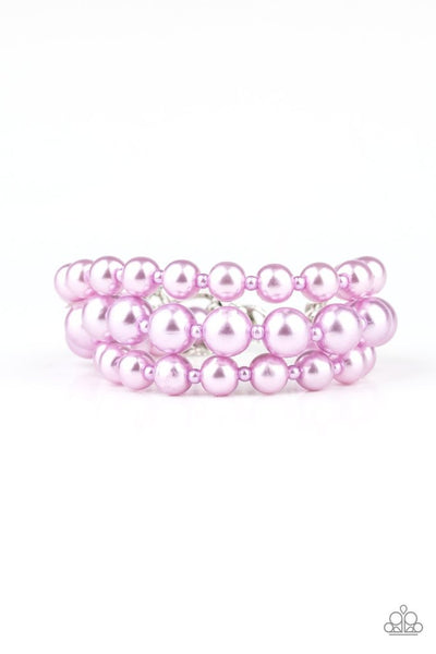 Paparazzi Total Pearl-fection -Purple - Veronica's Jewelry Paradise, LLC