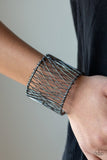Paparazzi Work For Wire -Black - Veronica's Jewelry Paradise, LLC