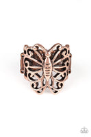 Paparazzi Wouldn't Hurt a Butterfly- Copper - Veronica's Jewelry Paradise, LLC